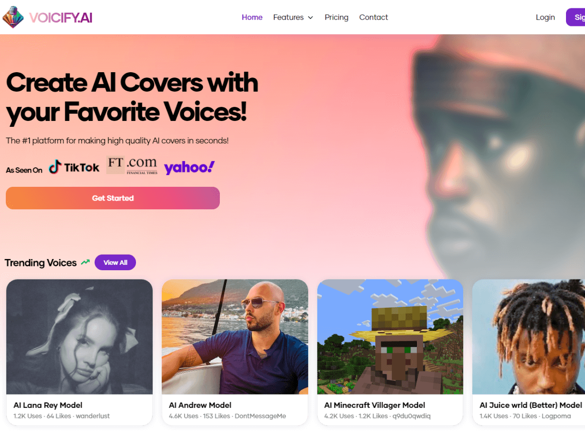 Voicify AI Covers Creator