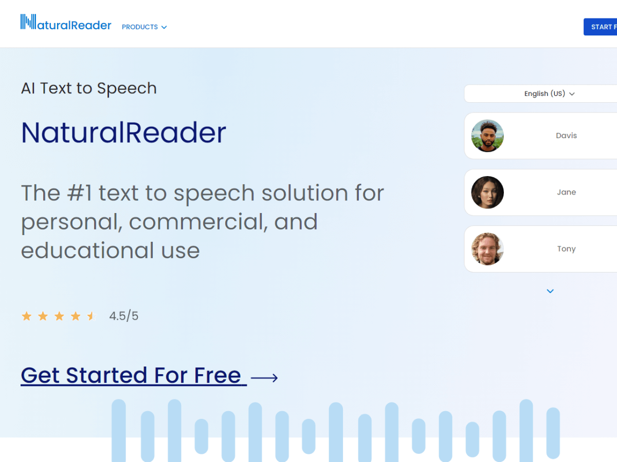 NaturalReader AI Text To Speech