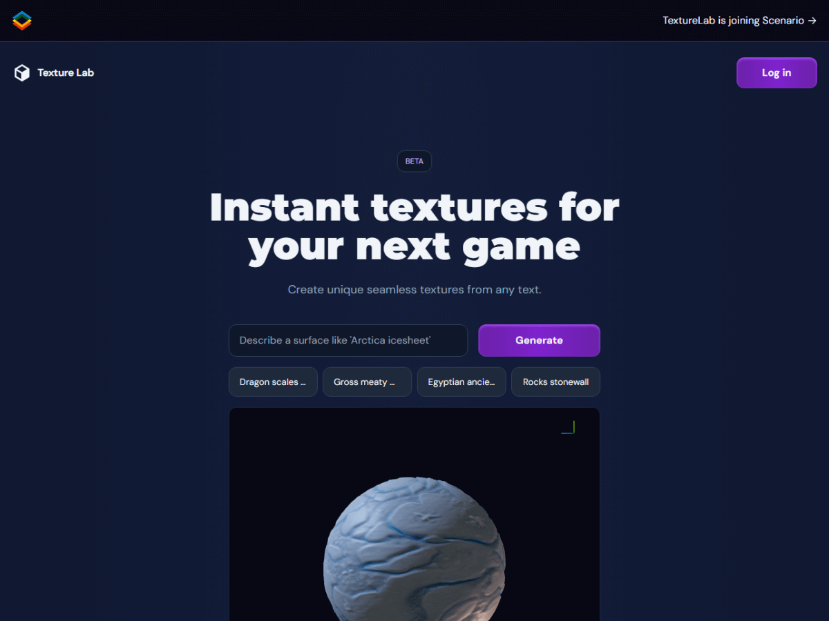 Texture Lab AI 3D Texture Generator