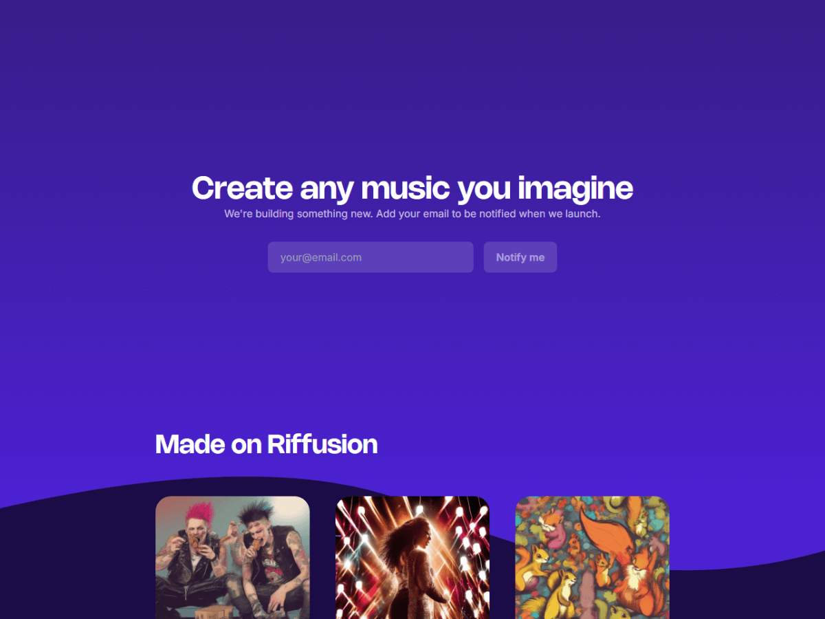 Riffusion AI Music Generator